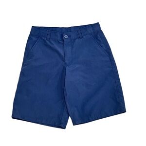 Nautica navy Flat Front lightweight polyester Shorts school uniform 12(boys)
